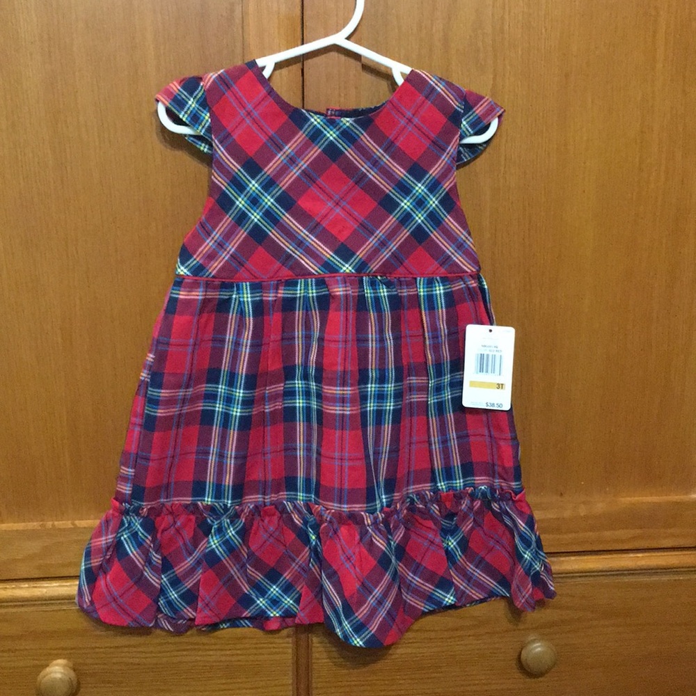 NWT CHRISTMAS DRESS. SZ 3T.